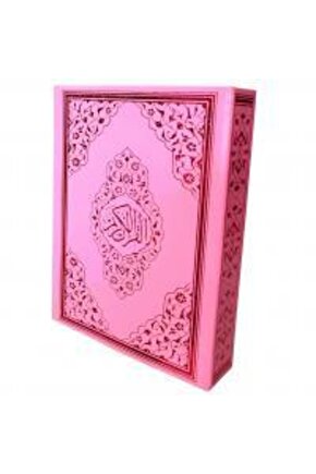 Kuranı Kerim Pembe Renk Orta Boy 17x 24 cm