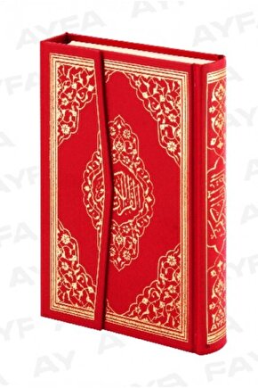 Ayfa Camii Kebir Boy Mühürlü Kuran-ı Kerim Kırmızı
