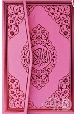  Kod:123p Kuran-ı Kerim Orta Renkli -pembe