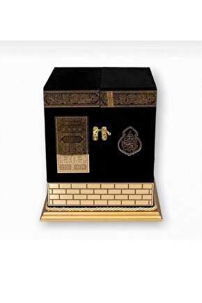 Kur’an-ı Kerim Muhafazalı Kabe Maket Hafız Boy Kur’an-ı Kerim Yazı Hatıra Hediyelik