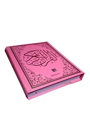 Pembe Renk Kuranı Kerim Orta Boy - Haktan Yayınları