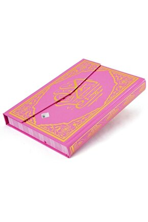 Mevlana Orta Boy Kuran-ı Kerim (17*24) Pembe