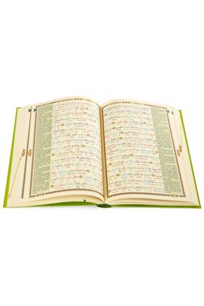 Haktan Yayınları Orta Boy Satır Arası Renkli Kelime Altı Meali - Bilgisayar Hatlı - Diyanet Mühürlü
