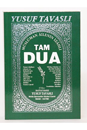 Tam Dua Kitabı (mânâ Ve Anlamlarıyla)
