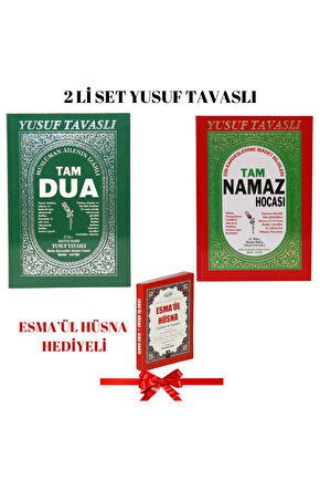 Tam Namaz hocası & Tam Dua Kitabı Seti - esmaül hüsna hediyeli