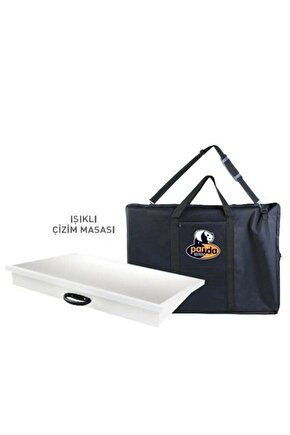 909 35x50 Cm Led Işıklı Masa Üstü Çizim Masası Çantasız