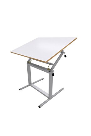 70x100 Cm Ahşap Tablalı Teknik Proje Çizim Masası Profesyonel Çizim Masası Ayak+tabla
