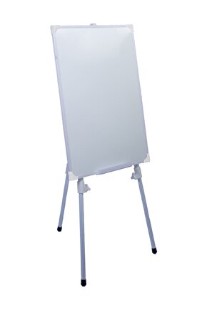 Teleskopik Ayaklı Beyaz Okul Yazı Tahtası 50x70 Yazı Kalemi + Silgi Hediyeli