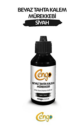 Beyaz Tahta Kalemi Mürekkebi 100 Ml Siyah