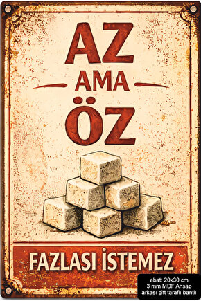 az ama öz dekorasyon mdf tablo retro ahşap poster