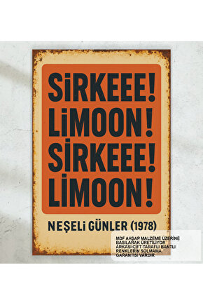 yeşilçam replik sahne adil naşit münir özkul turşu suyu duvar yazıları retro ahşap poster tablo