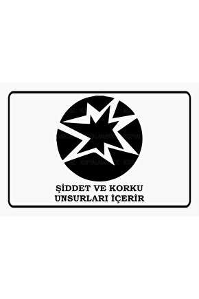 rtük tv uyarıları şiddet ve korku komik sözler duvar yazıları retro ahşap poster tablo