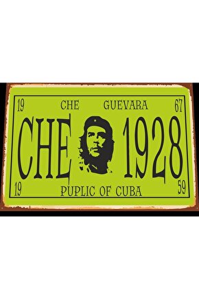 Che 1928 Plaka Tarz Retro Ahşap Poster