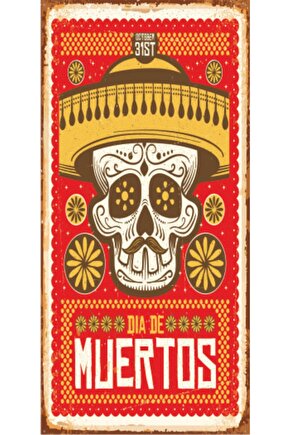 Amigo 10 Cm X 20 Cm Mini Retro Ahşap Poster
