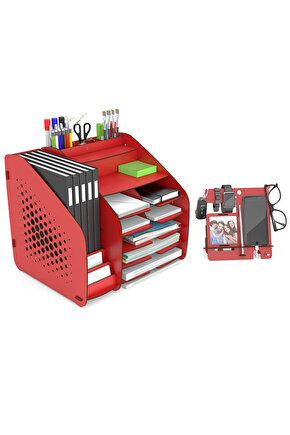 Fx-xl Modest - 6 Renk - A4 Evrak Rafı Masaüstü Organizer
