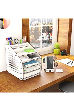 A4 Evrak Rafı Masaüstü Organizer