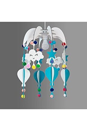 Design Otto Dream Bebek Odası Çocuk Odası Avize (MAVİ)