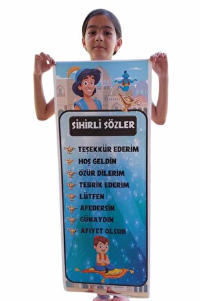 SİHİRLİ KELİMELER AFİŞ (branda baskı)