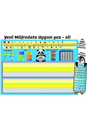 Yazı Tahtam 15 Adet (ANATİL AYRAÇ HEDİYELİ)