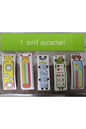 1. Sınıf Kitap Ayracı 40 Adet