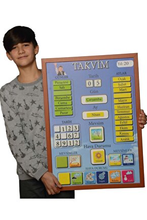 Sınıf Takvimi Mıknatıslı