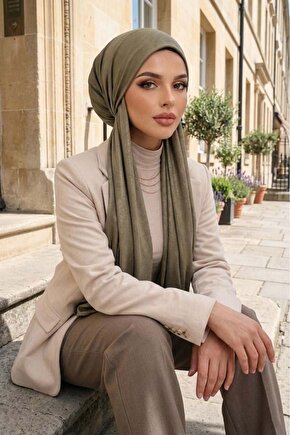 Haki Bandana Bone Şal