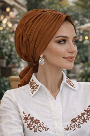 Açık Kahve Tokalı Bone