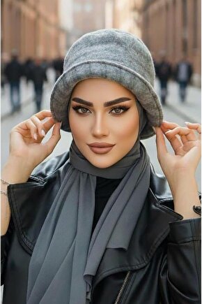 Füme Vintage Şapka