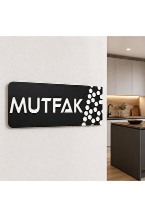 Dekoratif Mutfak Yönlendirme Tabelası