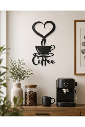 Coffe yazılı duvar dekoru