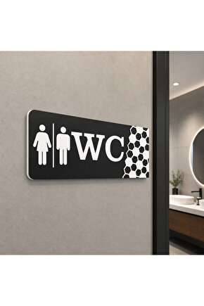Dekoratif Wc Yönlendirme Tabelası