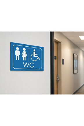 Wc Tuvalet Tabelası Kapı Ve Duvar Yönlendirme Tabelası