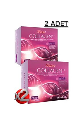 COLLAGEN COMPLEX++ TİP 1,2,3 KOLLAJEN, L-ORNİTİN, HYAL. 12100 MG *30 (2 ADET)