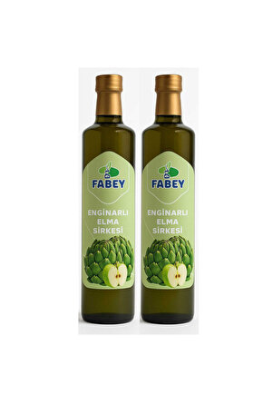 esfabey Enginar Sirkesi 500 ml Cam Ambalaj x 2 Adet