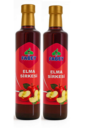 esfabey Elma Sirkesi 500 ml Cam Ambalaj x 2 Adet