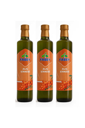 esfabey Alıç Sirkesi 500 ml Cam Ambalaj x 3 Adet