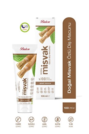 Doğal Misvak Özlü Diş Macunu * 100 ML