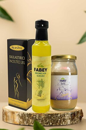 Fit Plus Set Bromelain Şurubu Çayı + Jel
