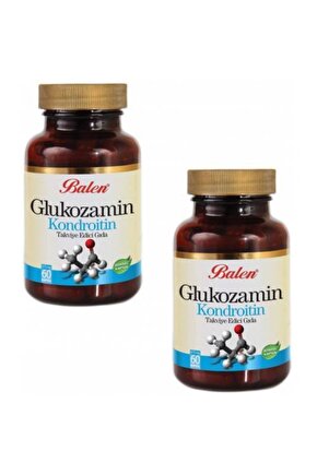 2 Kutu Glukozamin Kondroitin 750 mg x 60 Kapsül x 2 Glukosamin