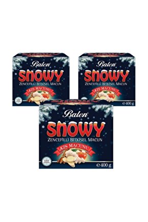 Snowy Zencefilli Bitkisel Macun 400 gr 3 Adet