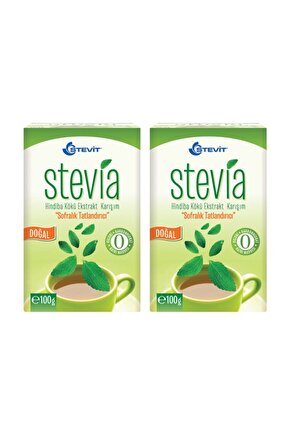 Stevit Stevia & Hindiba Kökü Ekstraktı 100 gr X 2 Adet