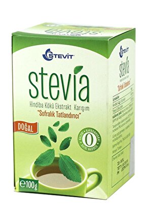 (STEVİT) Stevia Hindiba Kökü Ekstrakt Karışım 100 gr
