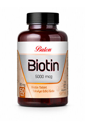 BİOTİN TABLET 300 MG*60