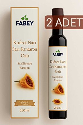 Kudret Narı & Sarı Kantaron Özü Sıvı Ekstrakt Karışımı 250ml x2 Adet