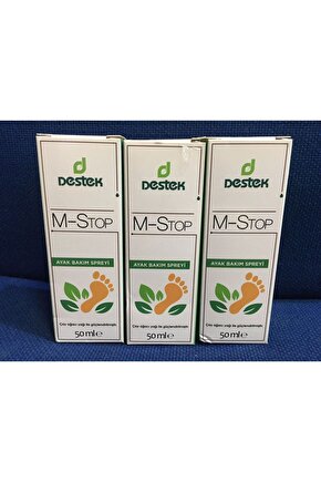 M-stop Ayak Bakım Spreyi 50 ml X 3 Adet