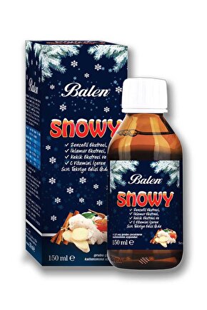 Snowy Zencefil Ekstresi-ıhlamur Ekstresi Şurup 150 ml