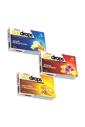 Beedrops 3lü Pastil Set 24 Drops X 3 Kutu