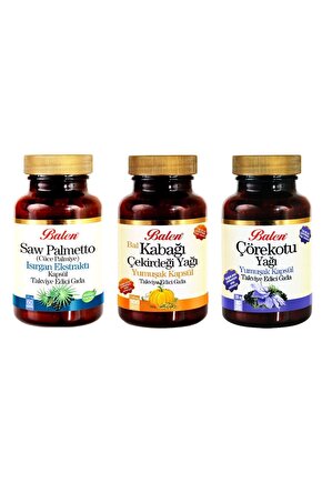 Saw Palmetto-ısırgan Kabak Çekirdeği Yağı Çörekotu Yağı