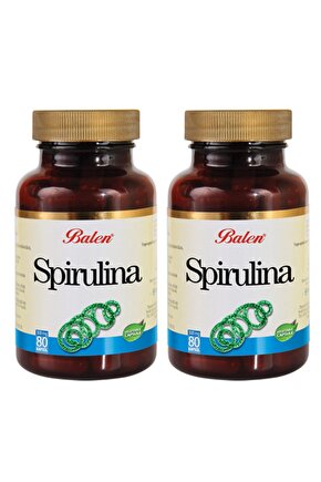 Spirulina 300 Mg 80 Kapsül 2 Adet