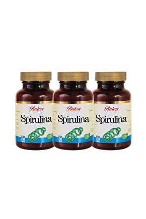 Spirulina 300 Mg 80 Kapsül 3 Adet